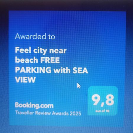 Feel City Near Beach Free Parking With Sea View Zara Esterno foto